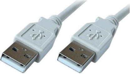 Picture of Kabel USB PremiumCord USB-A - USB-A 2 m Szary (ku2aa2)