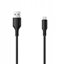 Изображение Kabel USB Setty USB-A - microUSB 1 m Czarny (GSM109589)
