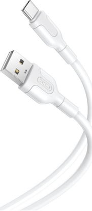 Attēls no Kabel USB XO Kabel USB do USB-C XO NB212 2.1A 1m (biay)