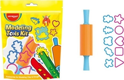 Изображение Keyroad Zestaw narzdzi do ciastoliny KEYROAD, waek, 10 form, mix kolorów