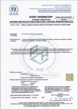 Attēls no Kocówka -kolanko podczenia do pralki lub zmywarki 32mm