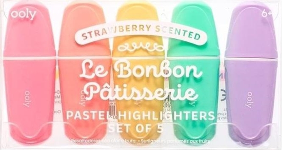 Picture of Kolorowe Baloniki Flamastry pachnce pastelowe Le BonBon Patis. 5kol