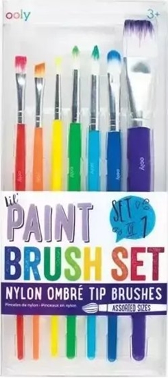 Picture of Kolorowe Baloniki Pdzelki Uniwersalne Zestaw 7 pdzelków