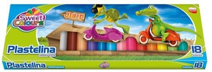 Изображение KOMA-PLAST Plastelina 18 kolorw Sweet Colours