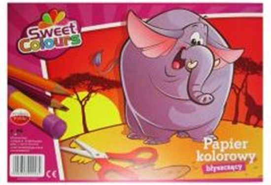 Picture of KOMA-PLAST Zeszyt papierw kolorowych A4 byszczÄcy