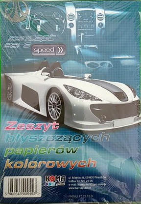 Picture of KOMA-PLAST Zeszyt papierw kolorowych A5 byszczÄcy