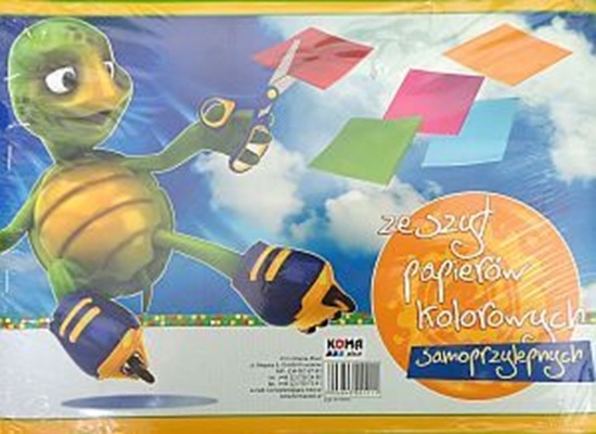 Picture of KOMA-PLAST Zeszyt papierw kolorowych B4 samoprzylepny