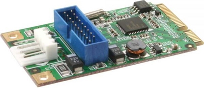 Attēls no Kontroler InLine Mini-PCIe - 19-pin USB 3.0 (66900)