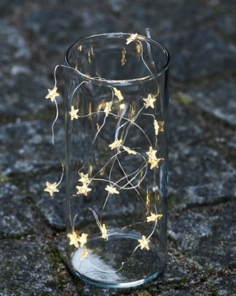 Picture of Lampki choinkowe Konstsmide Sirius Home Trille light decoration chain, copper, silver, star, 20 bulb(s), LED, warm white