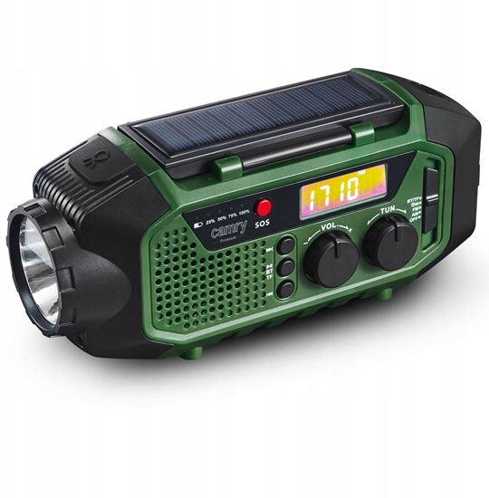 Picture of Latarka czoowa Camry CR 1919 przenony radio-latarka z funkcj dynamo CR 1919 (5905575910738)