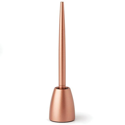 Picture of Lexon Scribalu Ballpoint pen with rose gold/soft gold base LS64P1