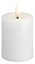 Picture of Lumarko Moods & More MM LED pillar candle, Jedwab, Roztopiony, Klasyczna biaa, 49x75 mm
