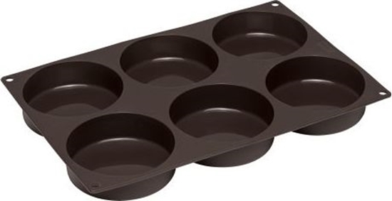 Picture of Lurch Forma Lurch FlexiForm na buki do hamburgerów, silikon, red. 8,5 cm, 28,5 x 19 x 3 cm