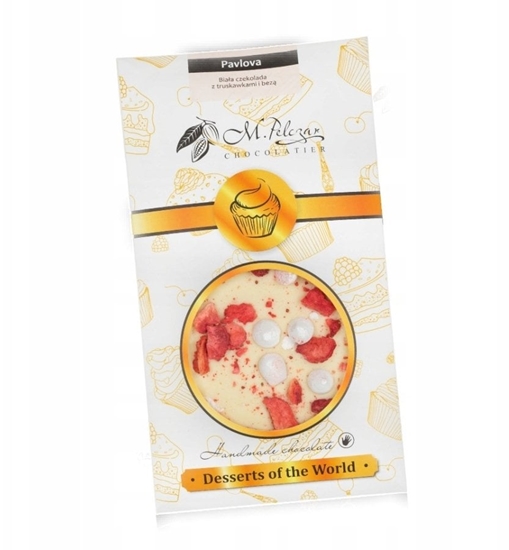 Picture of M.Pelczar Chocolatier Biaa czekolada Desery wiata - Pavlova 50g