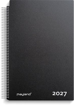 Изображение Mayland-Burde Kalendarz spotka A4 dzie czarny PP-plast 2027