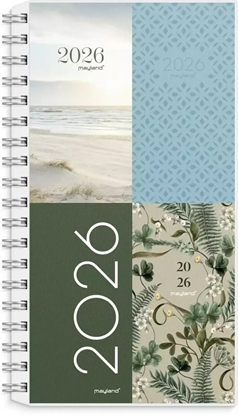 Изображение Mayland-Burde Planer tygodniowy w formacie pionowym z 4 ilustracjami 2026