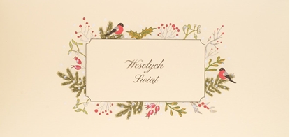 Picture of MAK Karnet wita DL B29 - Wesoych wit Ptaszki