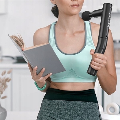 Picture of Masaer Renpho Extend Massage Gun C004 czarny black PEU-R-C004-BK PEURC004BK (PEU-R-C004-BK)