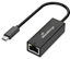 Picture of MediaRange USB-C Netzwerkadaper mit RJ45 Port,20cm, sw