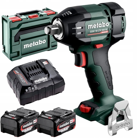 Изображение METABO.KLUCZ UDAROWY SSW 18 LTX 550 BL 550Nm 2x5,2Ah METABOX