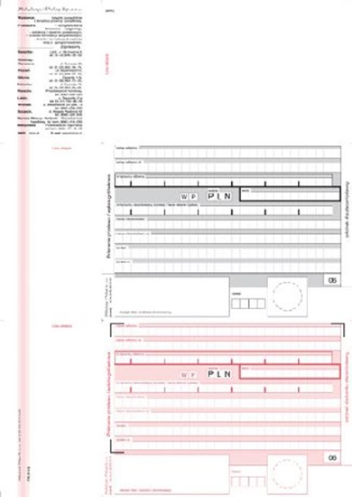 Picture of Michalczyk & Prokop D POLEC.PRZELEW.A4 2-ODC.W.GOT.F-110-2 DRUK POLECENIE PRZELEWU - F-110-2