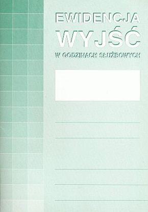 Picture of Michalczyk & Prokop Ewidencja wyjÄ w godzinach subowych A4 574-1