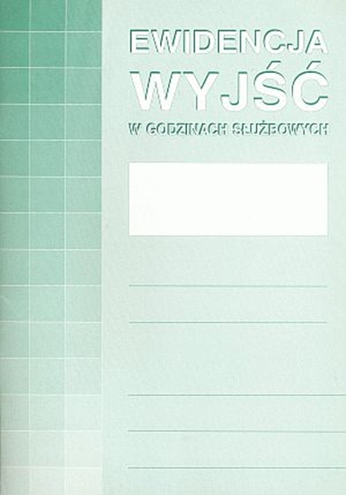 Изображение Michalczyk & Prokop Ewidencja wyjÄ w godzinach subowych A4 574-1