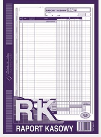 Picture of Michalczyk & Prokop Raport kasowy A4 80 kartek (410-1)