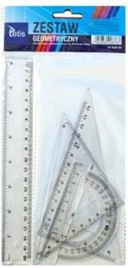 Picture of Michalczyk & Prokop Zestaw geometryczny z linijkÄ 20cm BL001-BK