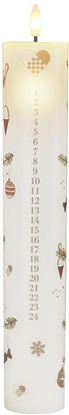 Picture of Mie Calendar candle, White