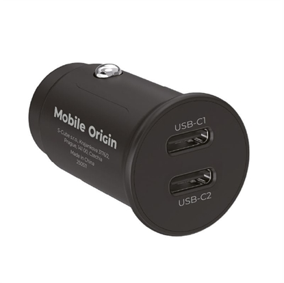 Изображение Mobile Origin 30W Super Car Charger CA20 - 2x USB-C