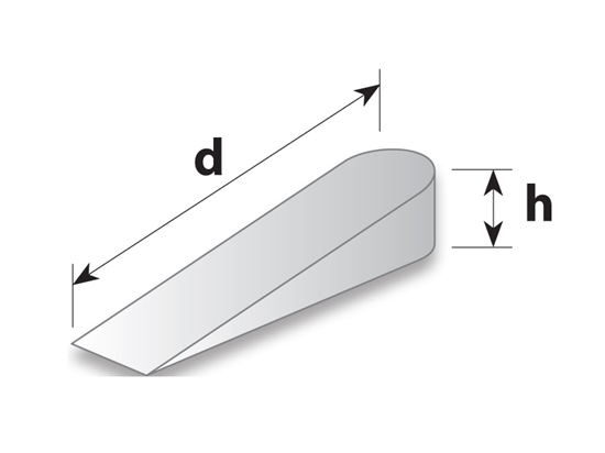 Изображение Modeco Kliny do glazury 27 x 6mm 100szt. (MN-76-010)