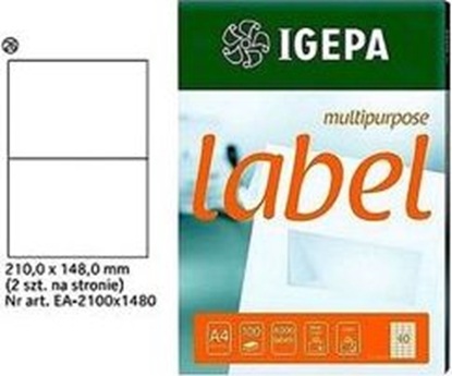 Picture of Mondi ETYKIETY A4 IGEPA 210 X 148 MM BIAE (100)