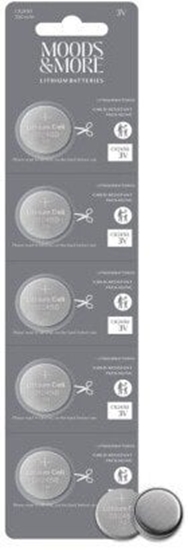 Picture of Moods & More MM CR2450 Battery, 3V, 550mAh, 5-pack