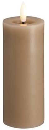 Изображение Moods & More MM LED pillar candle, Silk, Melted, Sand, 49x125 mm