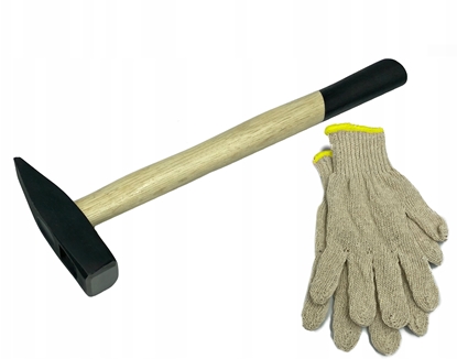 Picture of Motek lusarski 200g trzonek drewniany + rkawice