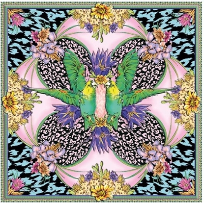 Attēls no Museums & Galleries Karnet B6 Tropical Parrots z kopert