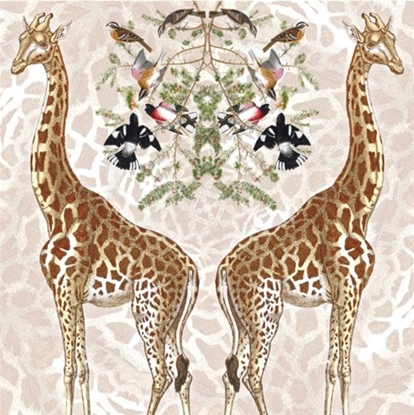 Picture of Museums & Galleries Karnet kwadrat Giraffe z kopert