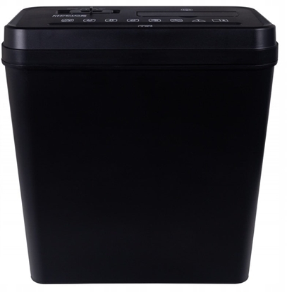 Изображение Niszczarka OfficeProducts Niszczarka, paski, do 10 kartek A4, kosz 14l, czarna