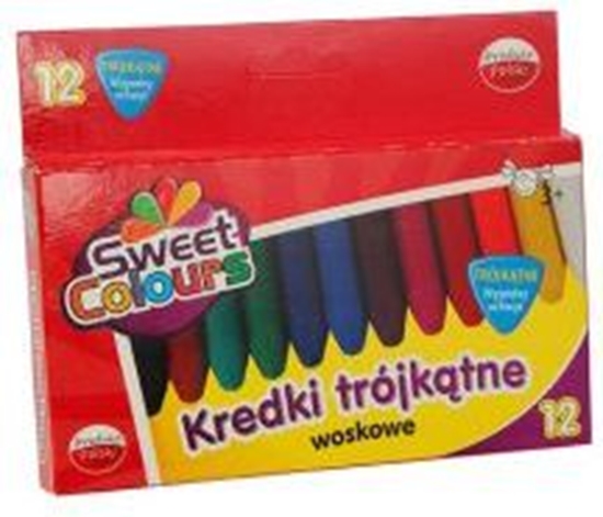 Picture of Otocki Kredki woskowe trójktne 12 kolorów