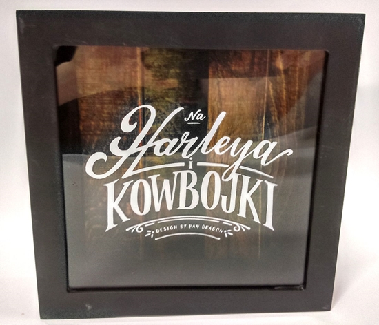 Изображение Pan Dragon Skarbonka Home na harleya i kowbojki