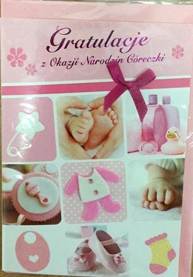 Изображение Panorama Karnet narodziny B6 Premium 6 + koperta