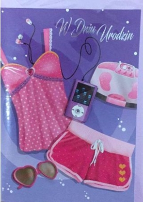 Picture of Panorama Karnet urodziny B6 Premium 22 + koperta