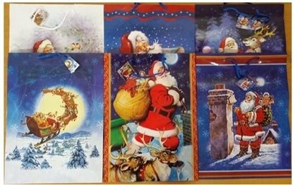 Attēls no Panorama Torebka ozdobna laminowana wita Mikoaj PL-9 mix