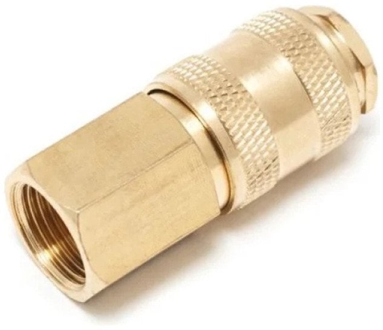 Picture of Partner Szybkozczka pneumatyczna z zaworem z gwintem wewntrznym 1/2" (mosidz)