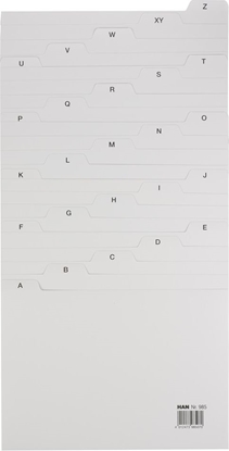 Attēls no PBS Connect Przekadki do kartotek PP A5,A-Z HAN szare HN985-13