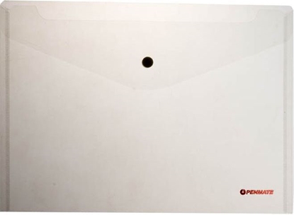 Изображение Penmate Koperta na zatrzask A4 bezbarwna PP-231