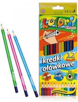 Picture of Penmate Kredki owkowe Kolori 12 kolorw