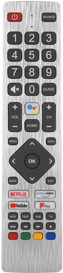 Picture of Sharp LXRMC0015N TECHNIKA / SHARP TEF / NETFLIX / YOUTUBE / ANDROID Remote Control