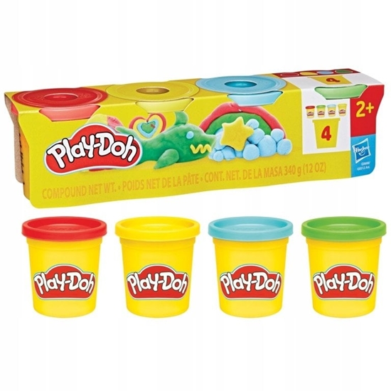 Picture of Play-Doh 4 Pack 340 g - Classic